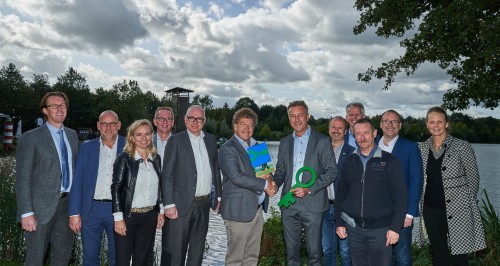 Uitreiking certificaten Center Parcs